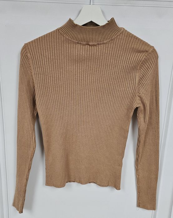 Sweter damski prążkowany golf 40/42 Primark