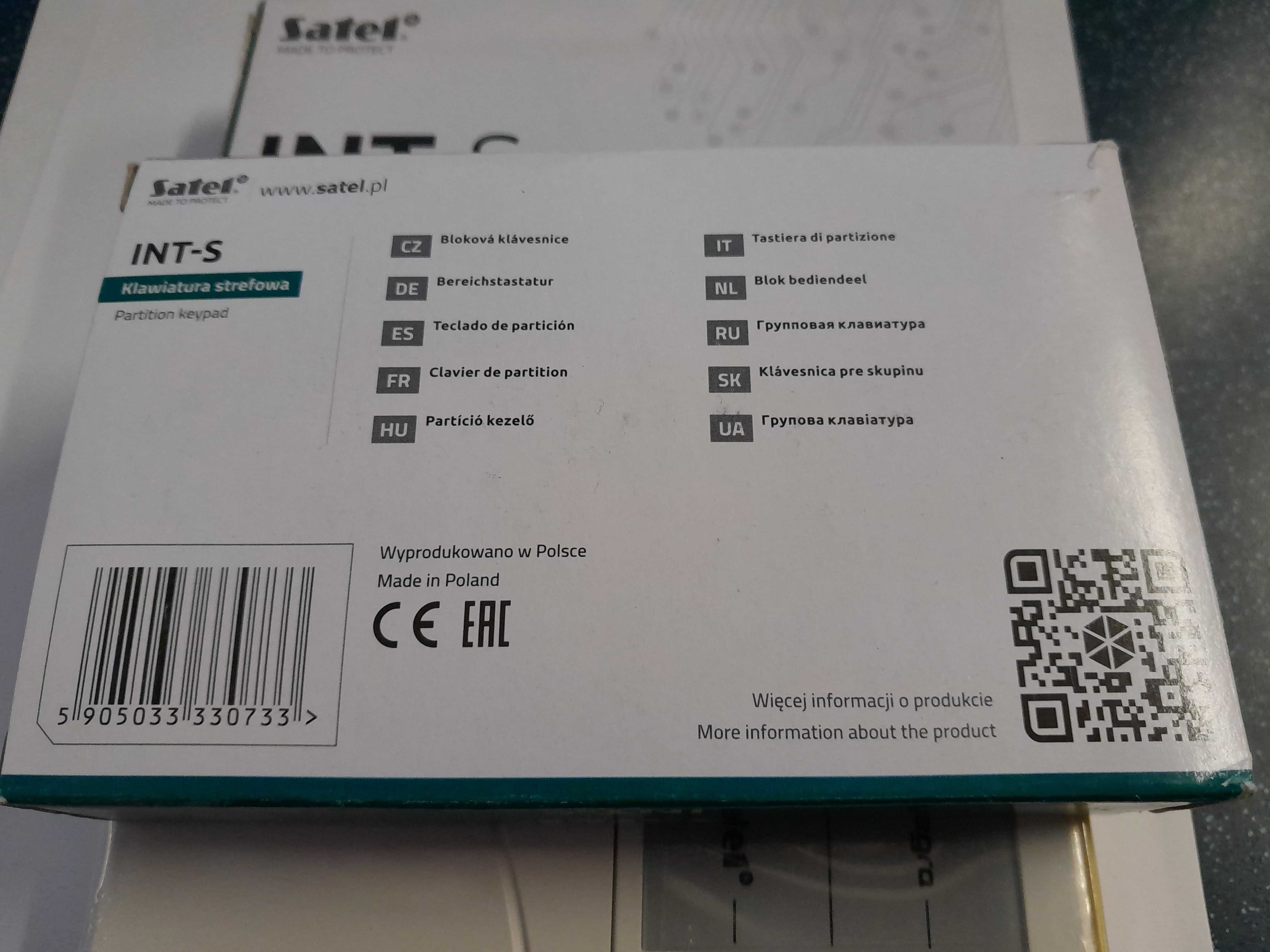 klawiatura strefowa Satel INT-S