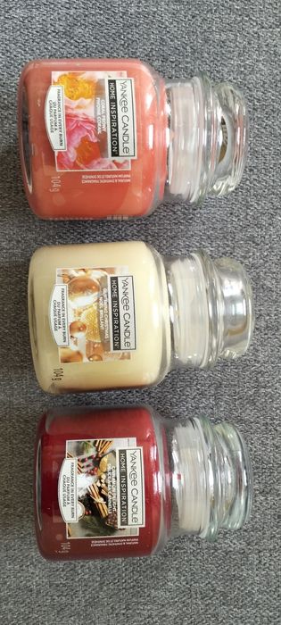 Yankee candle świeczki zapachowe 3 nowe 104 g