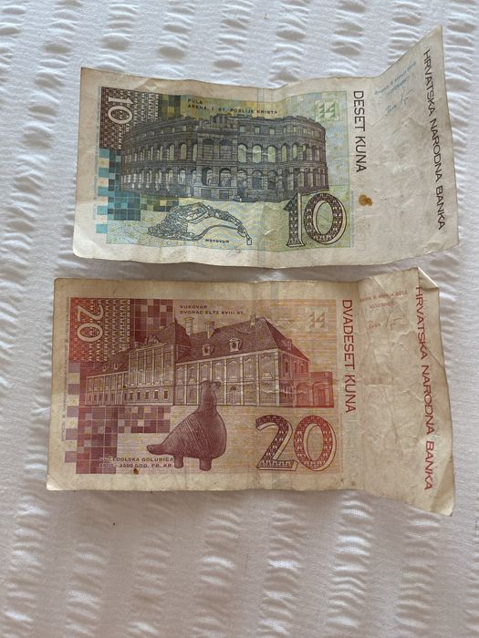 Notas de coleçao Croàcia