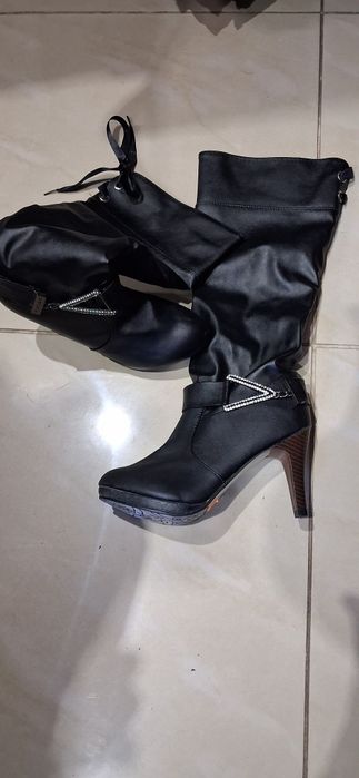 Kozaki damskie roz 40 nowe