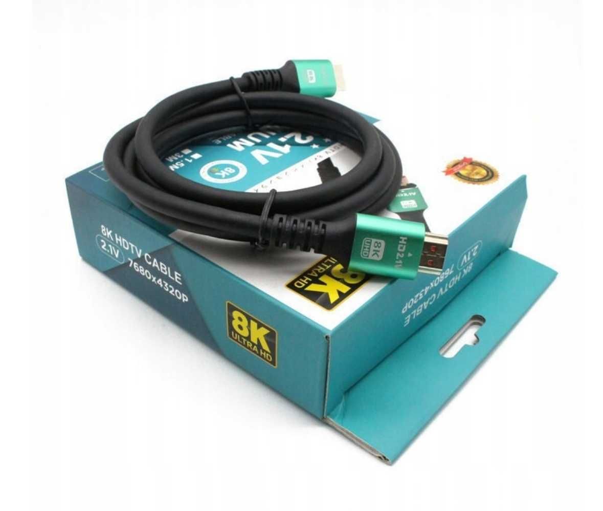 Kabel HDMI 2.1 ultra high speed UHD 8K 4K 120Hz długość 3m