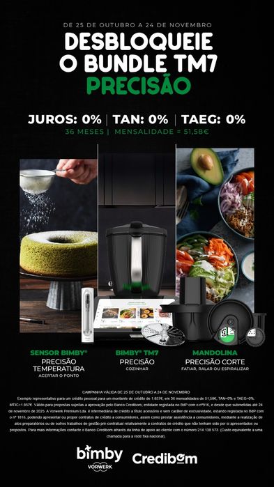 Bimby TM7 com acessórios e um zero