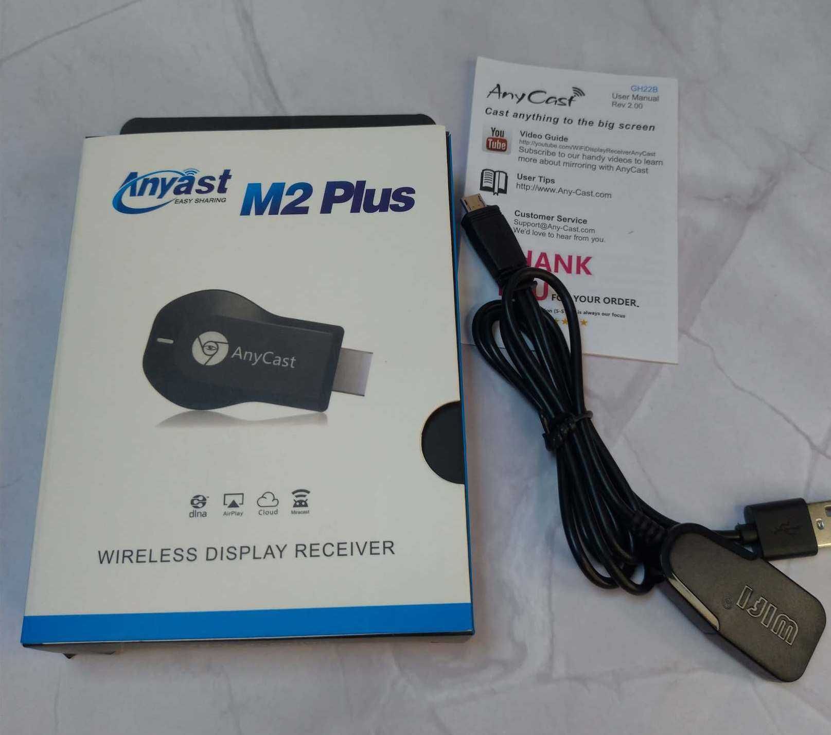 WiFi медіаплеєр транслятор Anycast Miracast M2 Plus HDMI