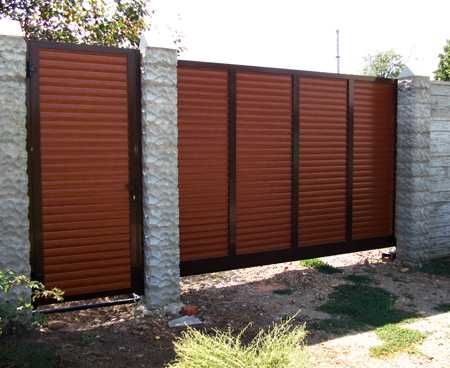 Калитки  недорого от компании Элпол  из алюминия и металла.