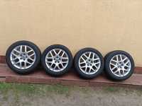 Koła volkswagen golf 4, 5x100, alufelgi BBS, opony letnie 205/55