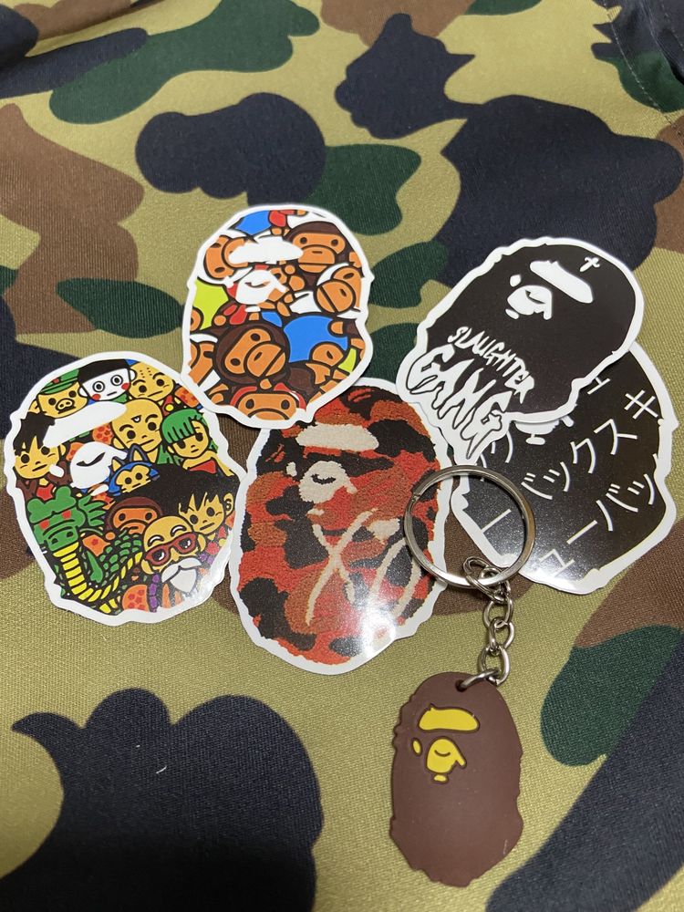 Кофта Bape Shark зіп худі зип худи бейп AApe подарунок брелок Bape