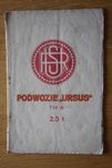 Instrukcja Katalog URSUS Samochód CWS PZinż Sokół UNIKAT