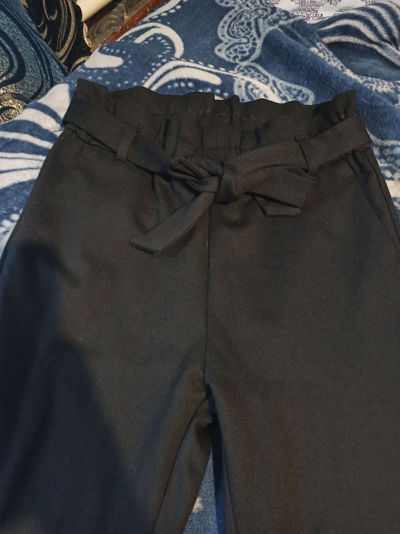 Черные штаны брюки на девочку рост 152-158
