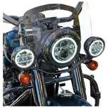 Obudowa tylna lampy+lampa LED 7” do motocykla np Harley Davidson, jeep