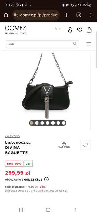 Nowa torebka Valentino — elegancka, funkcjonalna, z paskiem