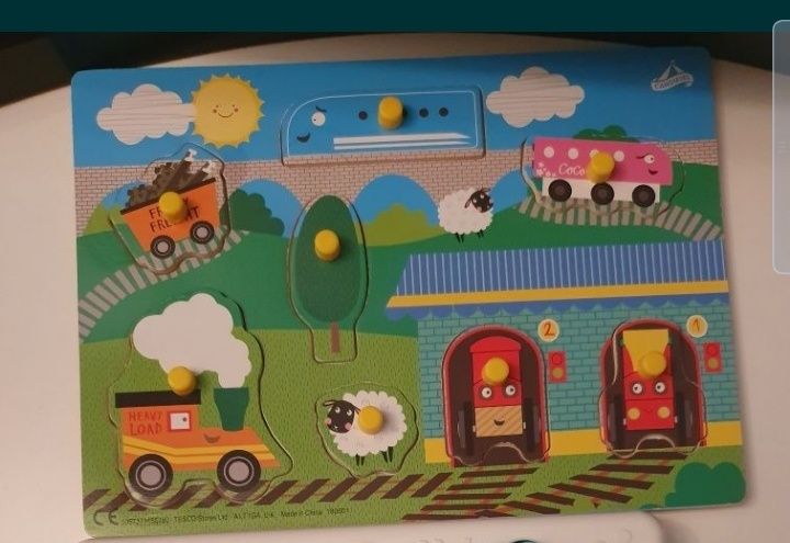 układanka drewniana dla malucha