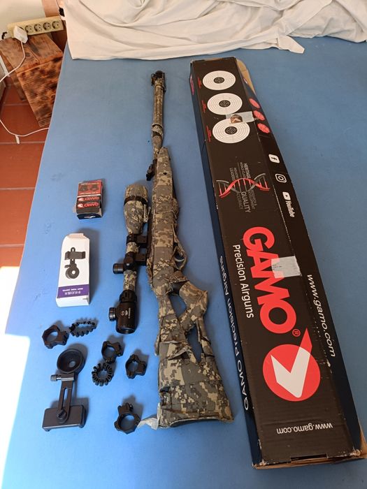 Carabina 4,5 marca gamo. Modelo whisper maxin IGT semi novo.com luneta