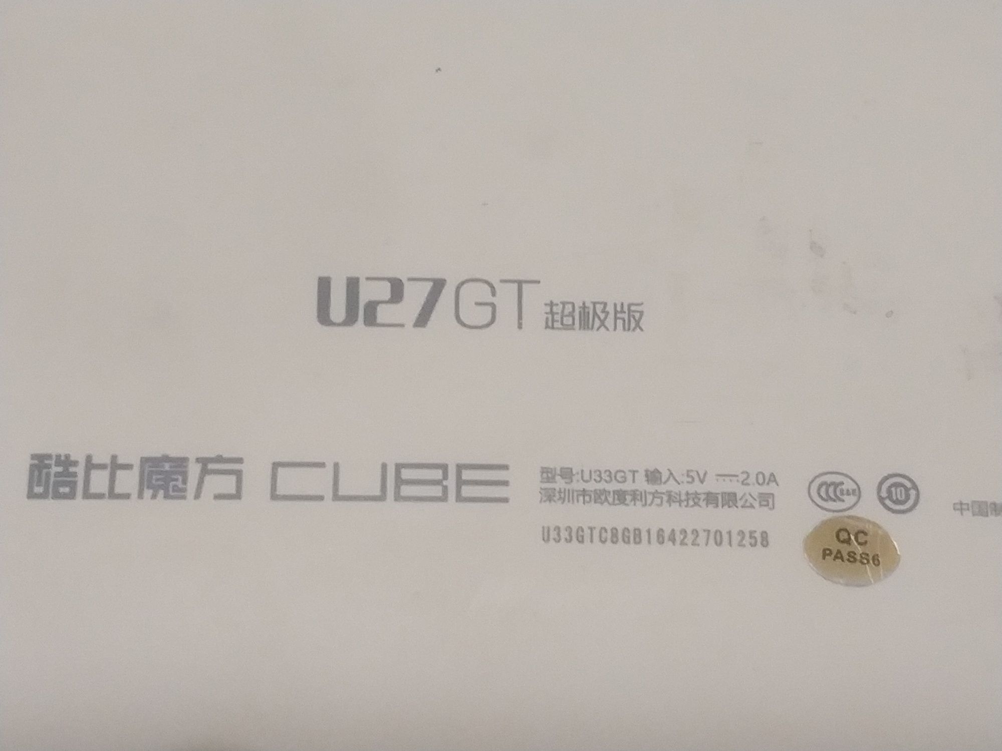 Планшет Cube u33gt u27gt Модуль