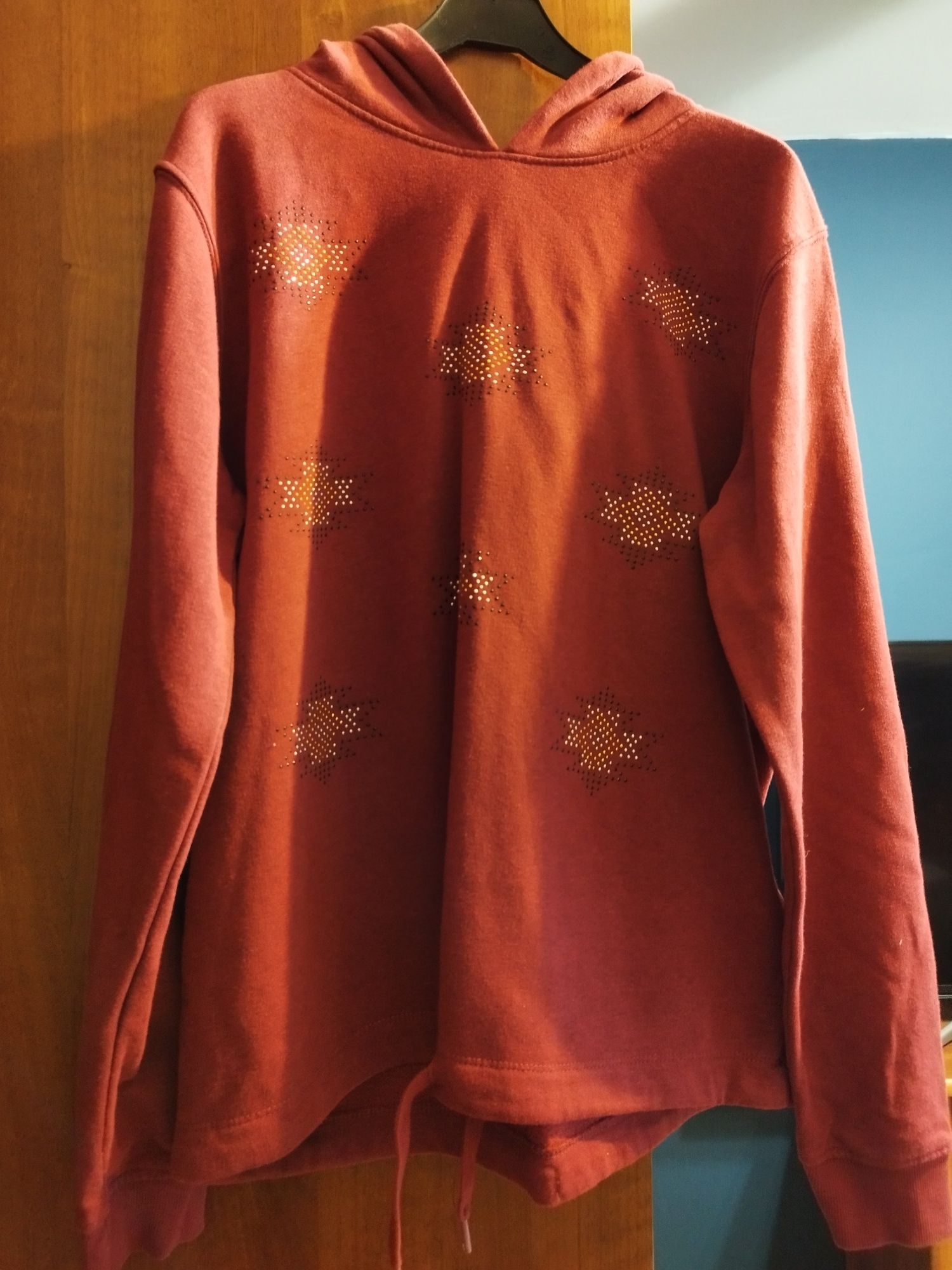 Bluza damska bordowa