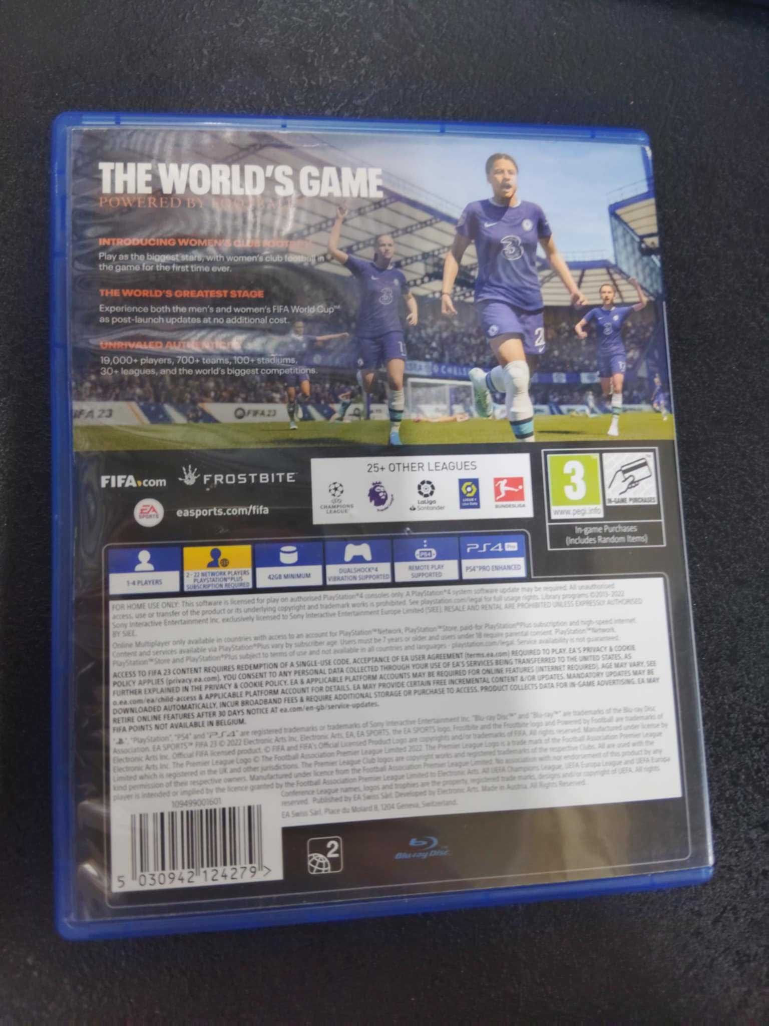 FIFA 23 PS4 mówią po Polsku w grze / okładka po Angielsku
