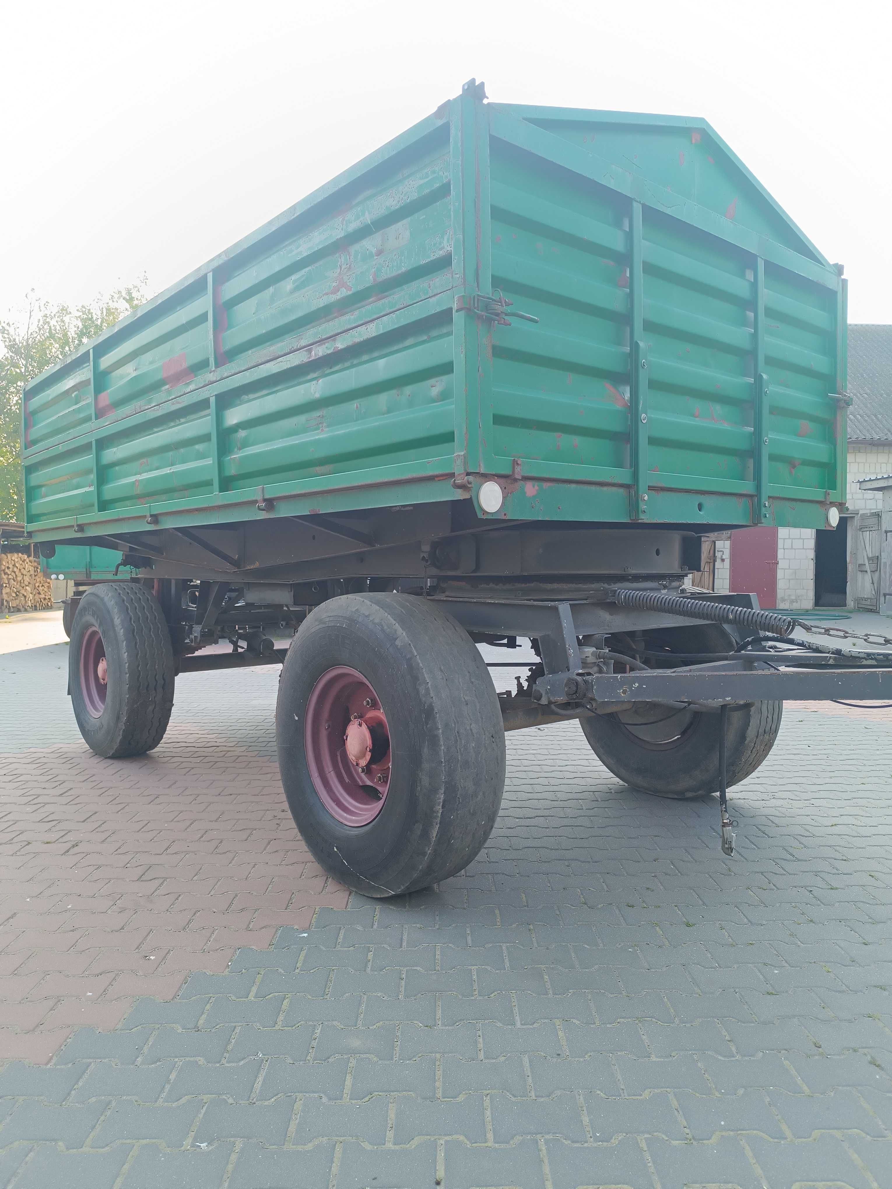 PrzyczepaD-55,wywrotka 3str,zarejestrowana,ładowność8ton