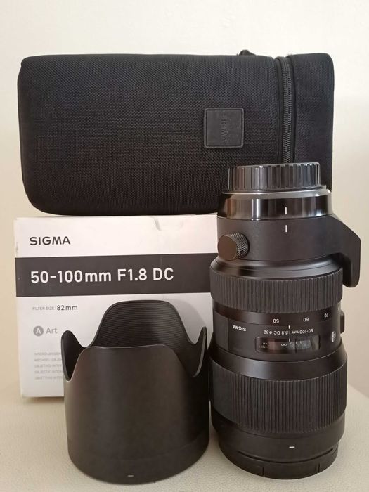 L| Sigma Art 50-100 f1.8 Canon - jak nowy