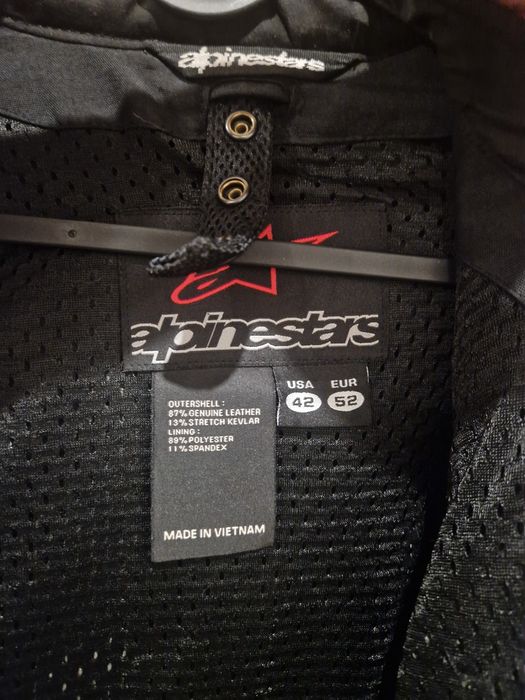 Casaco Couro Alpinestars GP-R 52 M/L