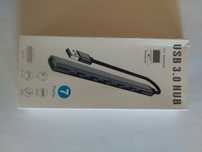 USB Hub 7x USB 3.0 Superszybki Rozdzielacz Aluminiowy Plug&Play
