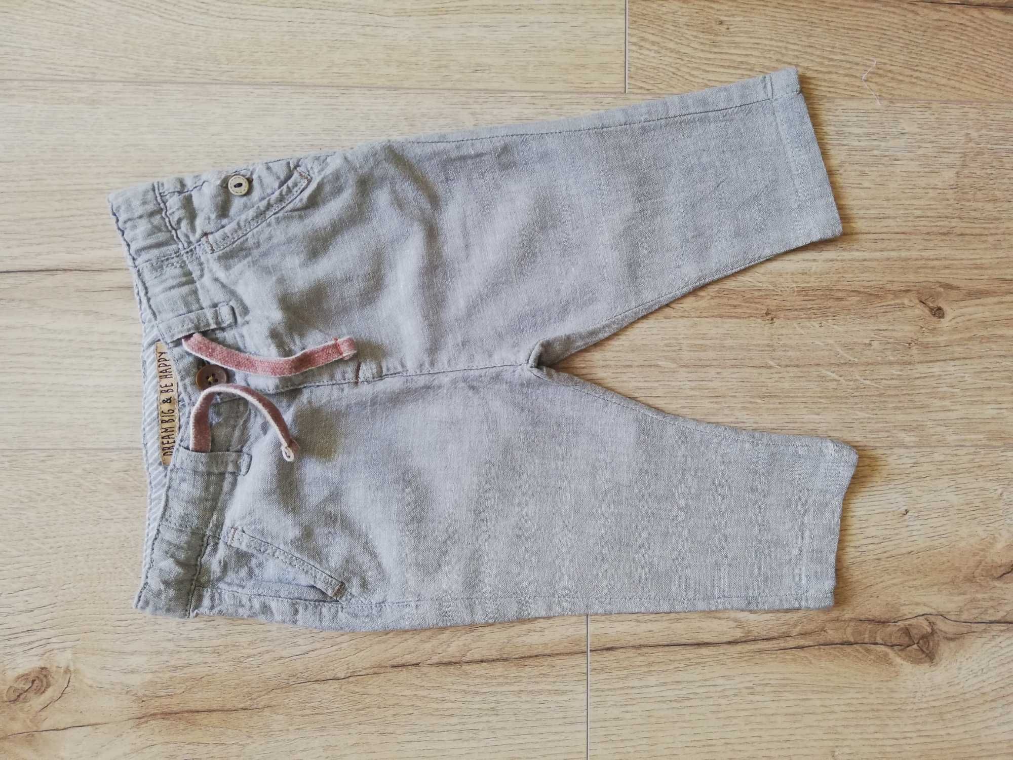 zestaw koszula i spodnie Zara r. 68cm