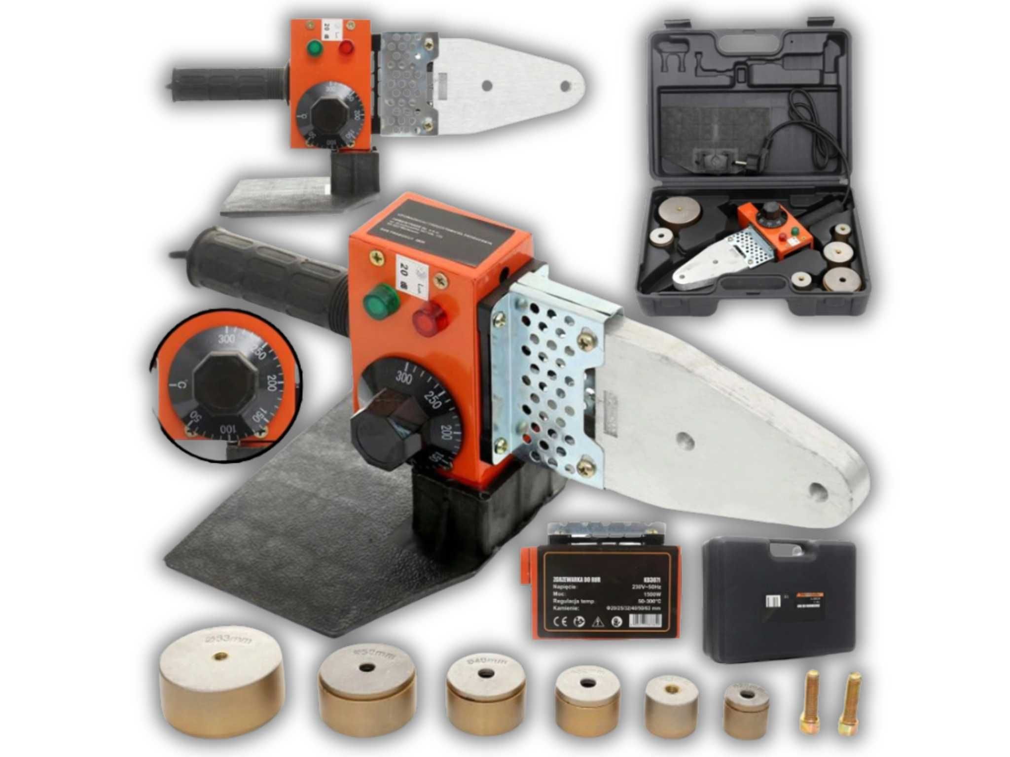Nowoczesna Mocna ZGRZEWARKA Do Rur 1500W KD3071 - WYPRZEDAŻ