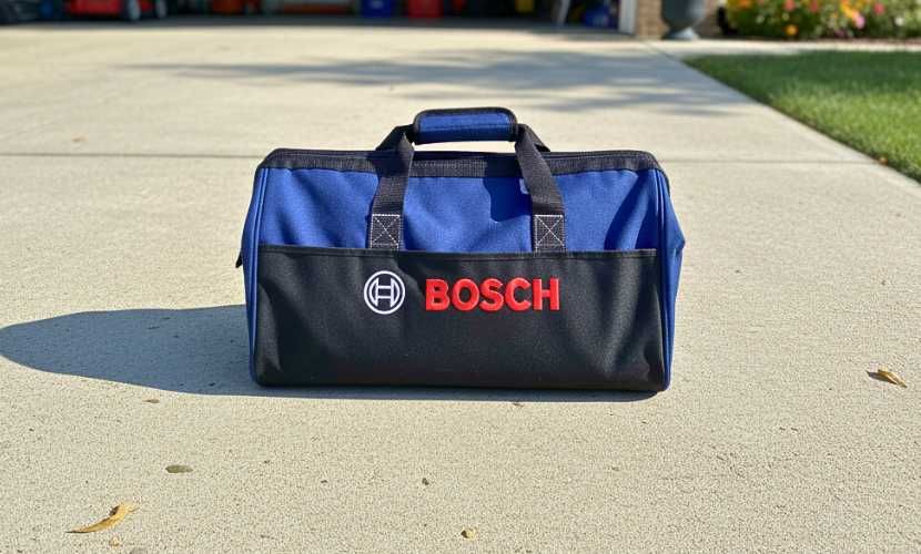 Torba narzędziowa BOSCH mocna i pojemna z kieszeniami i uchwytami NOWA