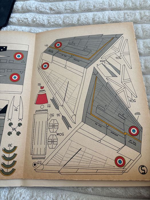 Mały Modelarz samolot Mirage  F1 nr 9/87