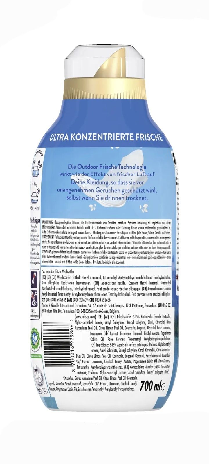 Lenor Alpensee 50 prań koncentrat do płukania jezioro z Niemiec 3 szt