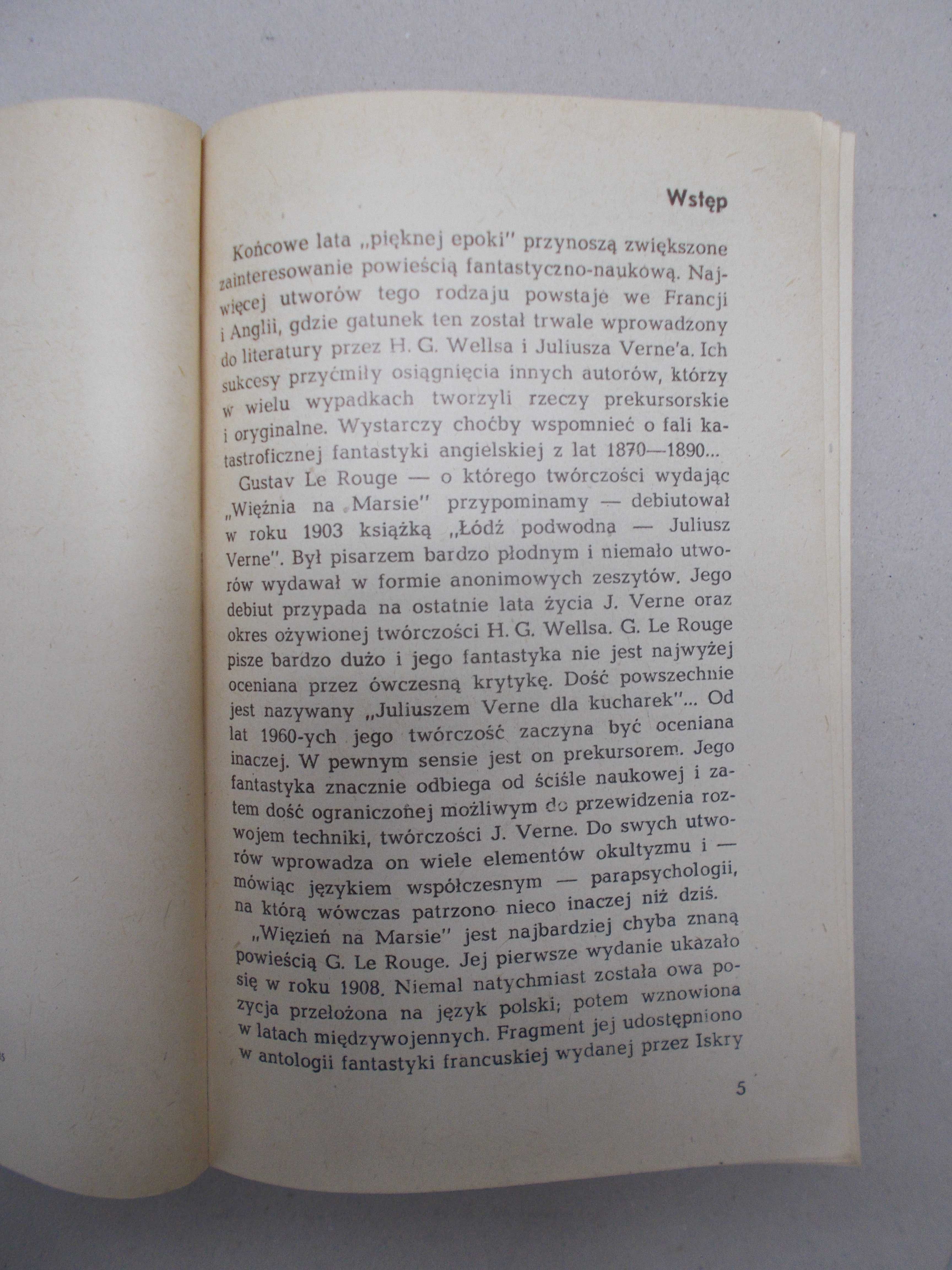 Gustaw Le Rouge - Więzień na Marsie - klasyka SF