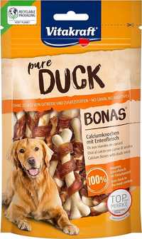Vitakraft Duck Bonas Dog Snack, Kość Wapniowa 80G