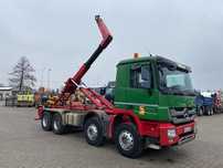 Mercedes-Benz ACTROS 4144 8X4 EURO 5, HAKOWIEC HYVA LIFT 26.58  2576-nr. ref, MERCEDES ACTROS 4144 8x4 Hakowiec HYVA LIFT 26.58