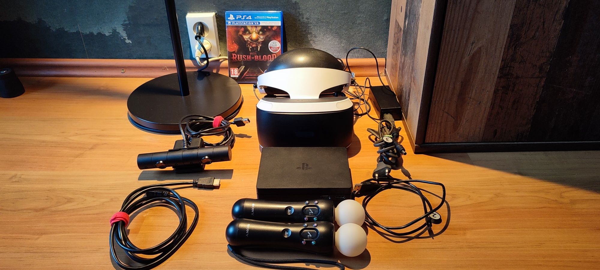 Gogle VR PS4 Playstation 4 CUH-ZVR2 zestaw kamera move gra V2