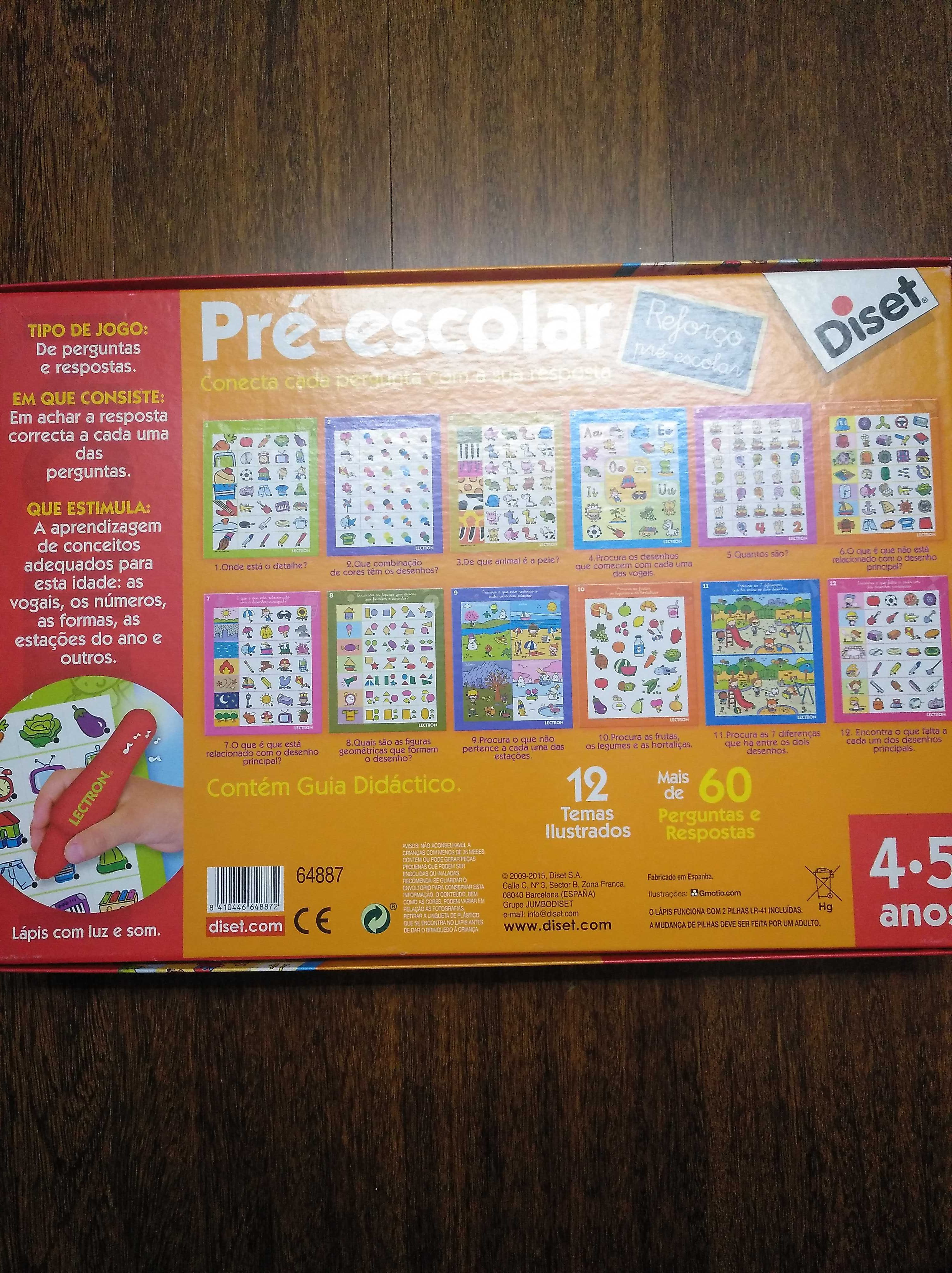 Jogo didáctico - Pré-escolar