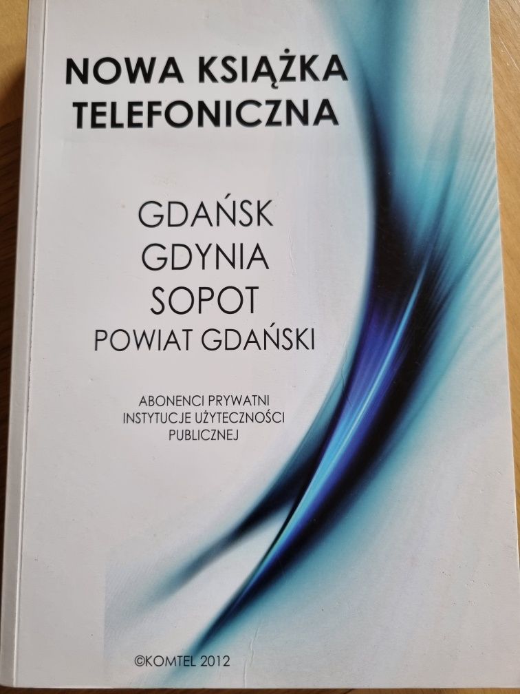 Książka telefoniczna Gdańsk Gdynia Sopot 2012r