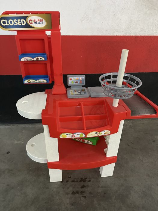 Cozinha e carro compras para brincar