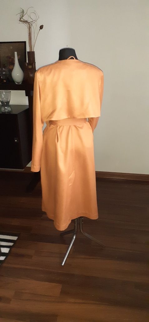 płaszcz trencz H&M 42 44 lyocell
