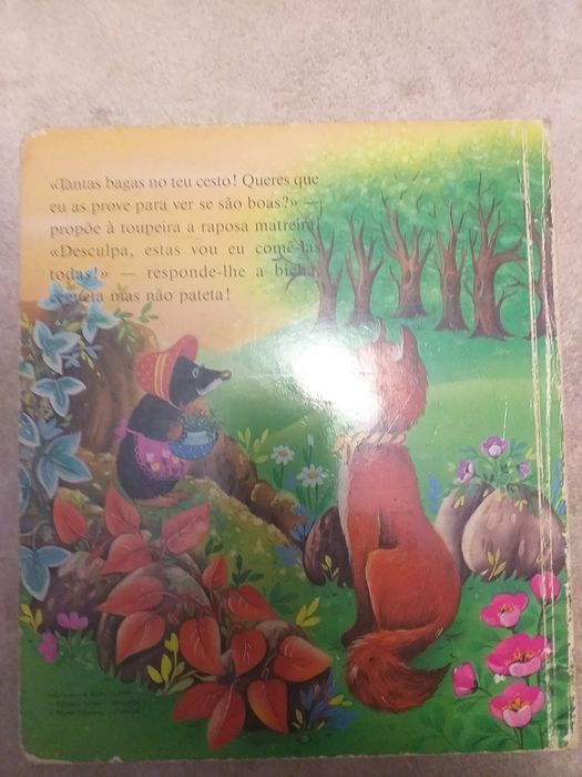 Livro infantil "os animais da floresta".
