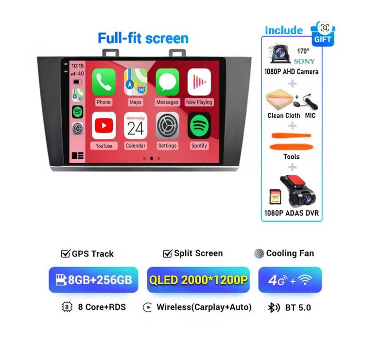 Radio Samochodowe do Subaru Outback Legacy 2015 - 2018 Android 15