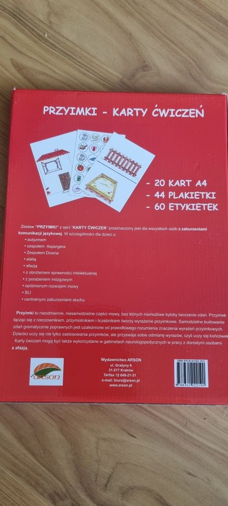 Przyimki karty ćwiczeń