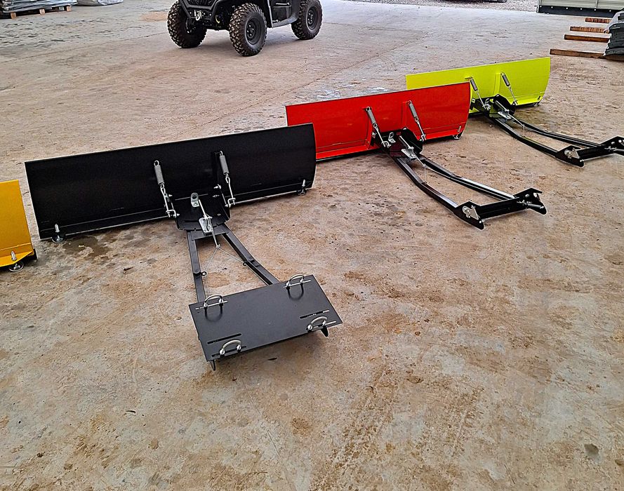 Pług do śniegu do quada spych CZARNY 150cm zaczep KLIK płyta PRODUCENT