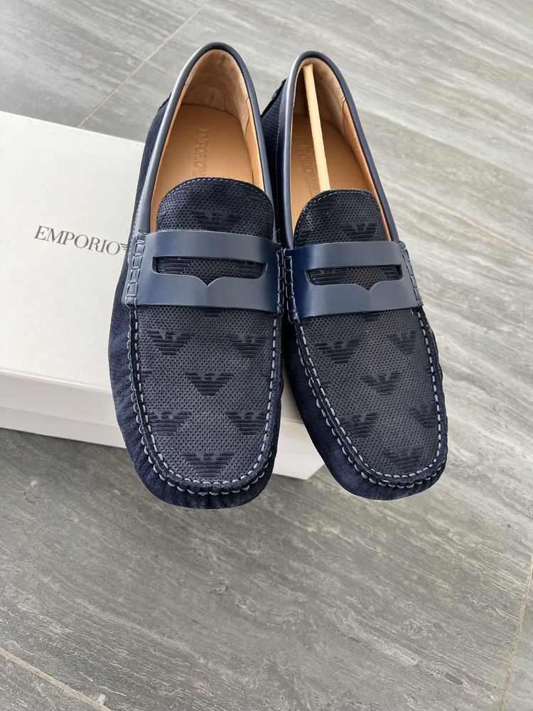 Мокаксини чоловічі Emporio Armani оригінал