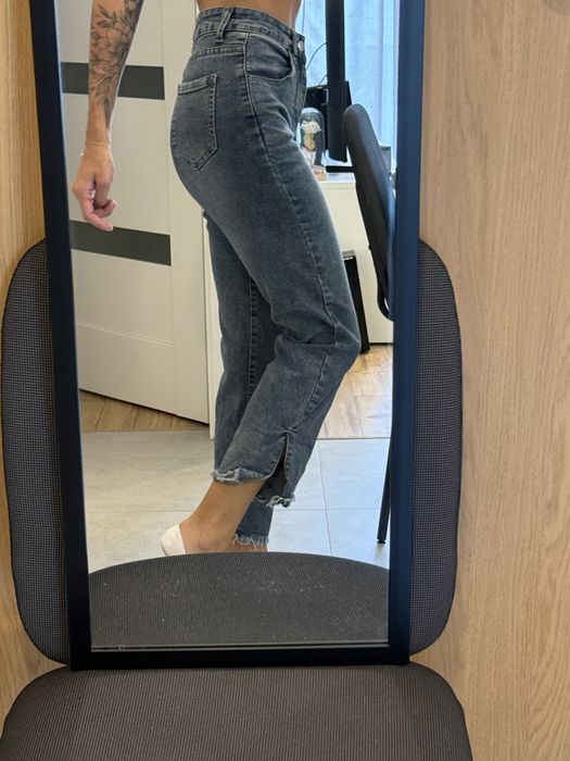 Spodnie jeans bawełniane S proste