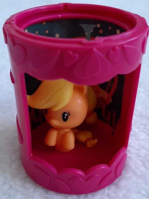 My Little Pony - 2 małe figurki, maleńka Applejack i Twilight dziewcz