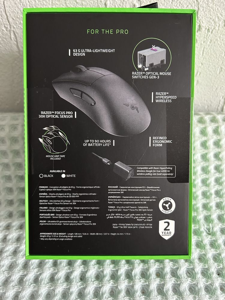 Mysz Razer Deathadder V3 PRO