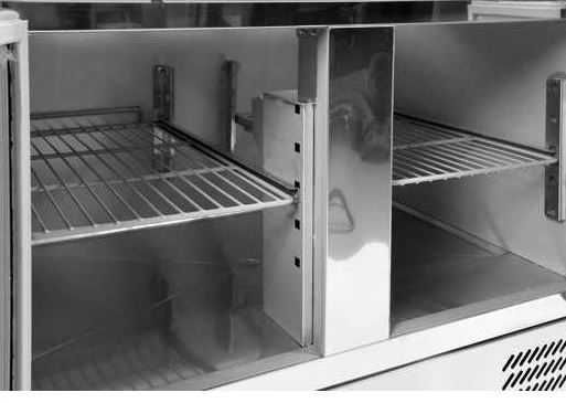 Stół chłodniczy 2 drzwiowy 900x700 YATO 05270