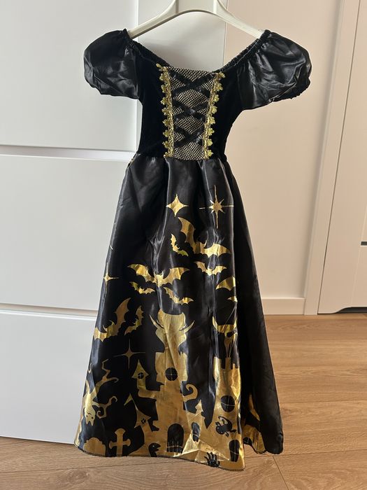Sukienka wiedźmy czarownicy bal przebierańców 98/104