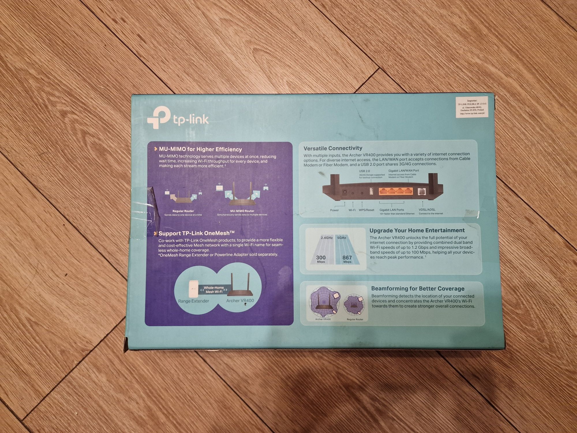 Router Wifi marki Tp-Link