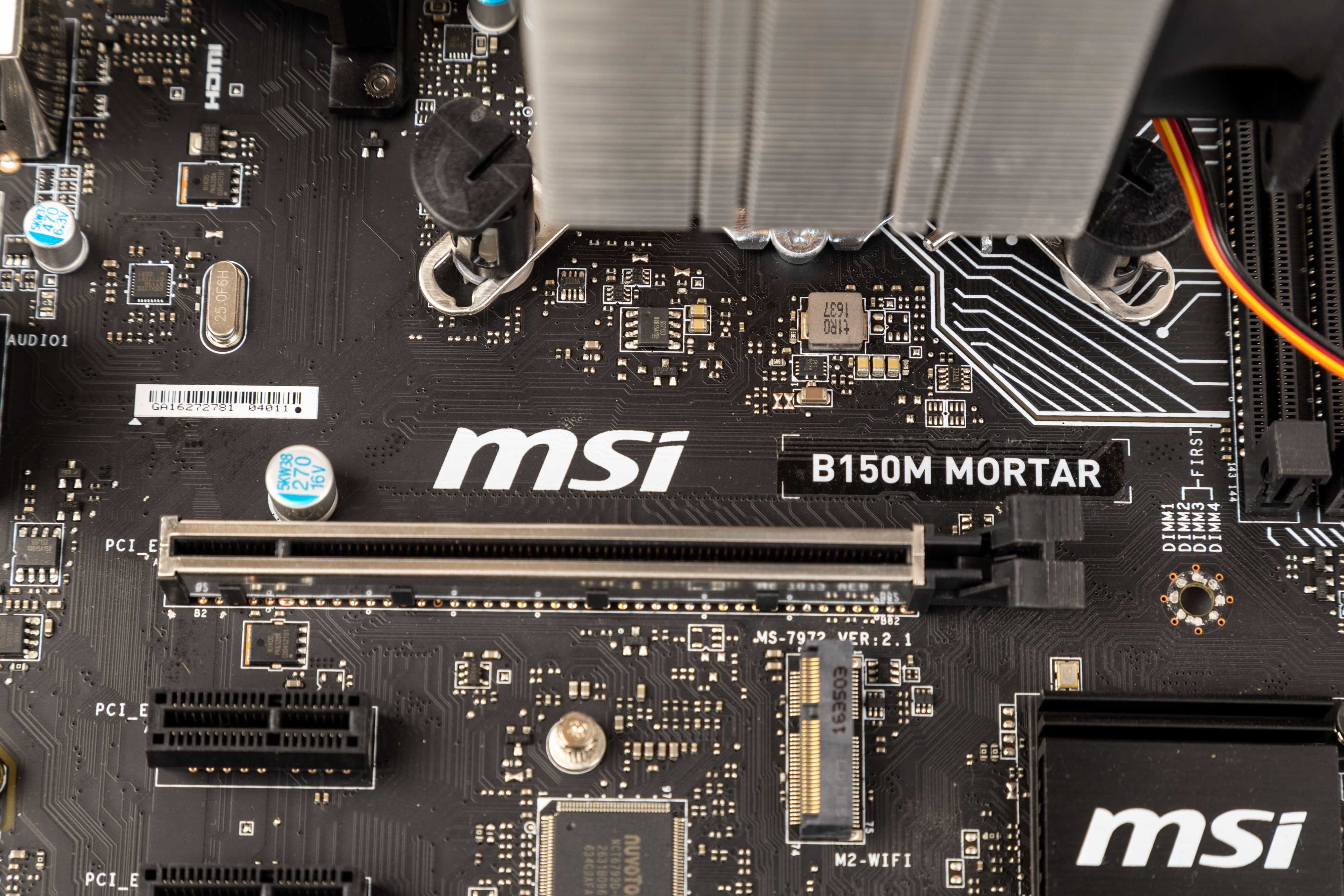 i7 7700k + MSI B150 M MORTOR + HyperX Fury DDR4