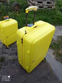 Nowa duża walizka podróżna ABS na 4 kółkach obracanych 360 stopni